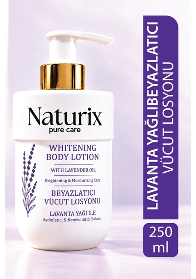 Naturix Beyazlatıcı Vücut Losyonu Lavanta Yağlı 250 Ml