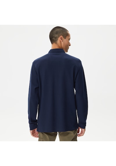 Nautica Erkek Lacivert Classic Fit Uzun Kollu Polo Düz K37351t Lacivert