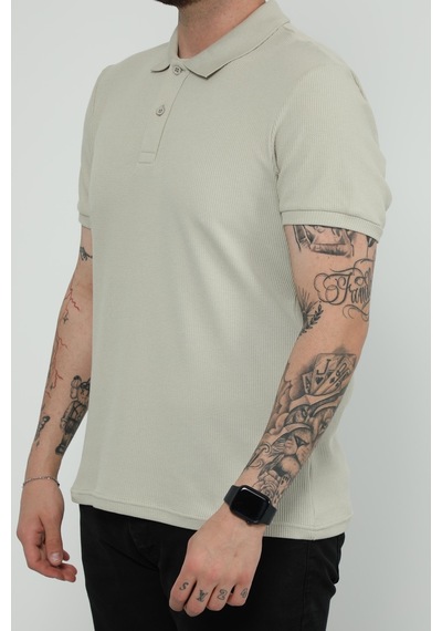 Hscstore Erkek Taş Tişört - 8423-taş Taş