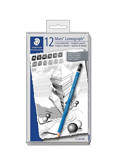 Staedtler Mars Lumograph Dereceli Kalem Seti 12Li
