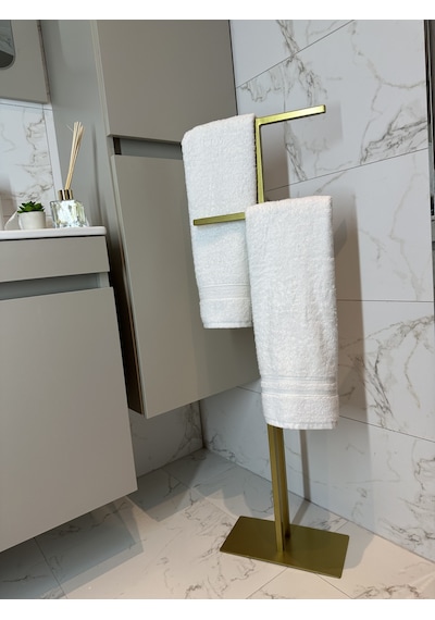 lyla concept Nilüfer Uzun İki Kollu Havluluk - Kağıt Havluluk - Gold Gold