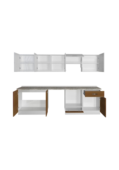 Decoraktiv Elite 280 Ankastre Fırın Modüllü Mdf Hazır Mutfak Dolabı - Tezgah Dahil - Ceviz - Beyaz Beyaz - Ceviz Decoraktiv Elite 280 Ankastre Fırın Modüllü Mdf Hazır Mutfak Dolabı - Tezgah Dahil - Ceviz - Beyaz Beyaz - Ceviz