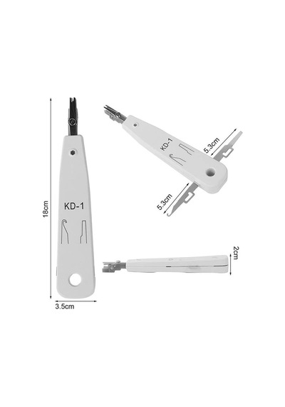 Koodmax Kd-1 Krone Bıçağı Kepkep Telefon Irtibatlama Aleti Çakma Pensesi Beyaz