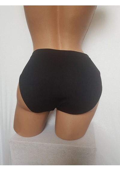 Yeni Inci S20 - 3 Adet Kadın Klasik Slip Külot Beyaz - Siyah