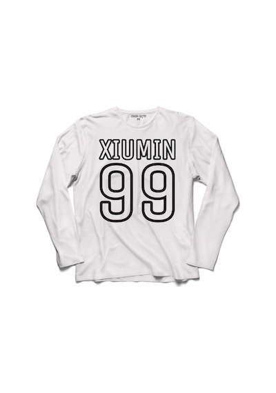 Exo Xıumın99 Xıumın 99 Logo Uzun Kollu Tişört (518428415)