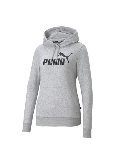 Puma Ess Logo Hoodie Kadın Sweatshirt Gri Xs-xl 001