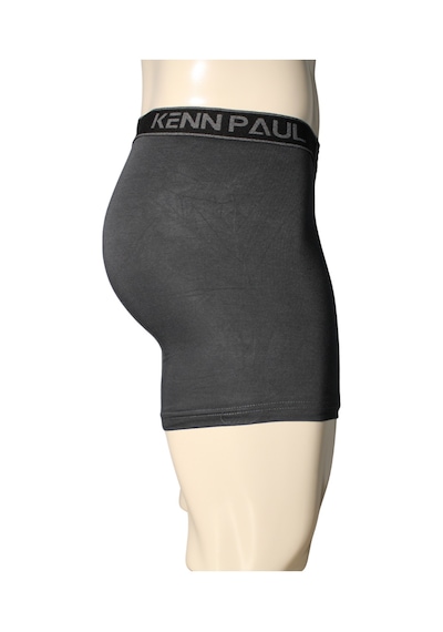 Kp 5'li Bambu Uzun Paçalı Sporcu Boxer Nefes Alır, Konforlu Füme