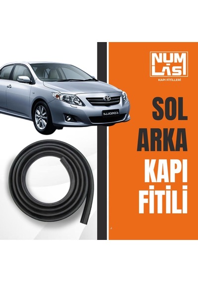 Toyota Corolla 2007-2013 Sol Arka Kapı Fitili-a Kalite-numlas-nm5810