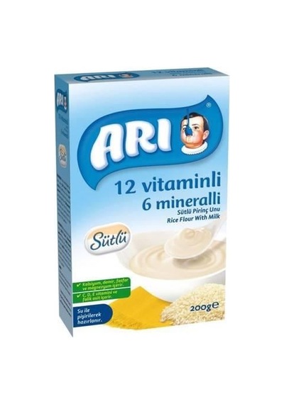 6 Mineral Sütlü Pirinç Unu 200gr 1 Adet