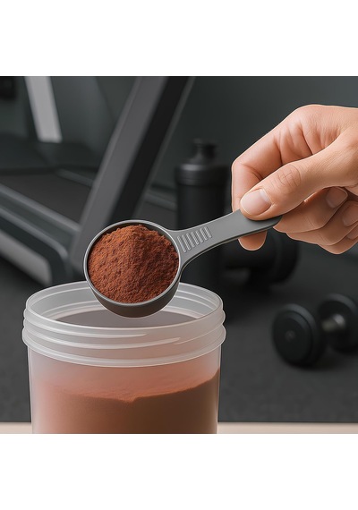 6'li Gri Ölçü Kaşığı Seti 2 X 3'lü Takım 30 Ml Plastik Gıda Ölçüm Kaşığı Kahve, Mama, Baharat Diğer