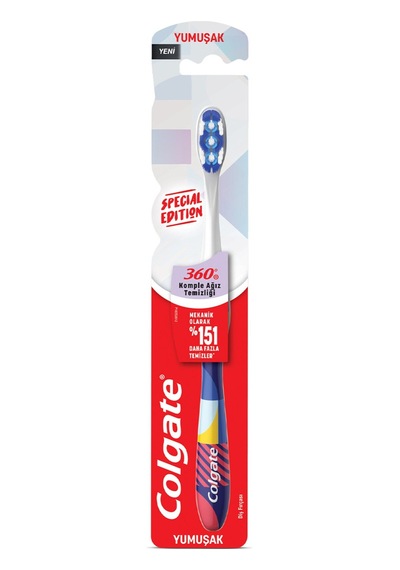 Colgate 360 Special Edition Yumuşak Diş Fırçası - 8 Adet Tarı