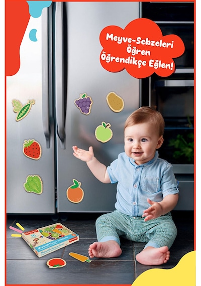 Dıytoy Fisher Price Manyetik Meyve Sebze