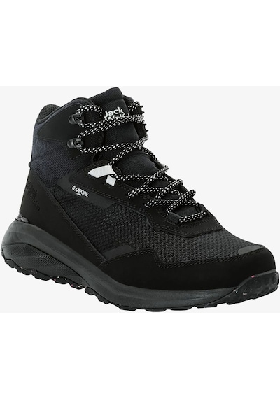 Jack Wolfskin Dromoventure Texapore Mid W Kadın Siyah Outdoor Bot 4059651-6350 Siyah