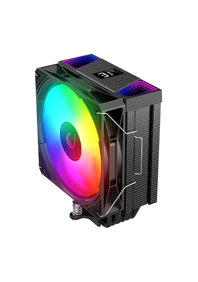 Rampage Octagon C70 Siyah 12cm Argb Sıcaklık Göstergeli Hava Soğutucu - Octagon C70 Sıyah