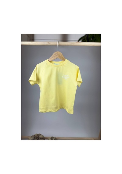 Poala Kids Summer Club Unisex Sarı Tshirt