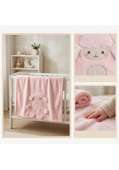 Sebi Bebe Bebek Welsoft Battaniye 1161 Somon