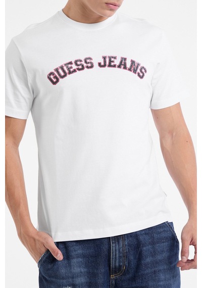 Guess Jeans Erkek Regular Fit Tişört M5rı75k8fq4 Beyaz