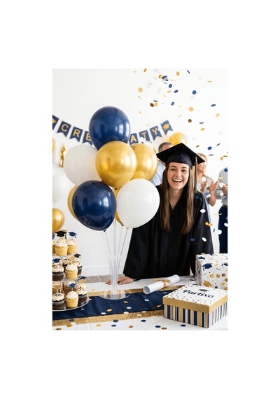 7 Li Şeffaf Balon Standı 70 Cm Masa Üstü Balon Tutucu