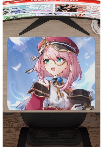 Charlotte Genshin Impact Anime Gacha V4 - 48x40 Xl Gaming Mouse Pad Fare Altlığı
