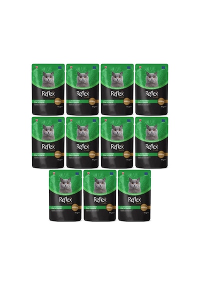Reflex Plus Sos İçinde Parça Ördek Ve Tavşan Etli Yetişkin Kedi Konservesi 85gr - 11 Adet