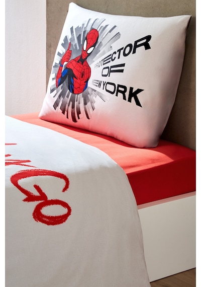 Özdilek Spiderman Go Spidey Tek Kişilik Lisanslı Lastikli Çocuk Nevresim Takımı Gri