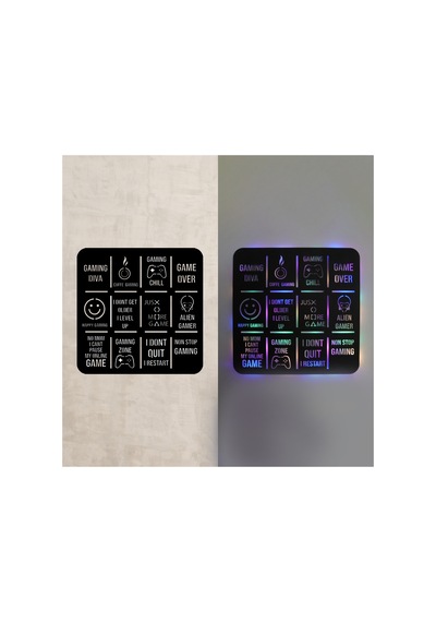 Led Işıklı Gameing Diva Dekoratif Tablo Oyun Odası Duvar Dekorlu Gece Lambası Çok Renkli - 737239472 Çok Renkli Led Işıklı Gameing Diva Dekoratif Tablo Oyun Odası Duvar Dekorlu Gece Lambası Çok Renkli - 737239472 Çok Renkli