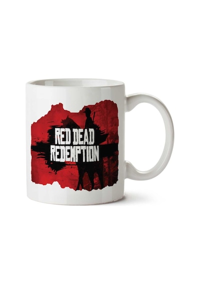 Red Dead Redemption İki Tarafı Baskılı Kupa Bardak Çok Renkli