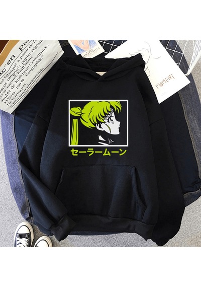 Anime Sailor Moon Usagi Kapşonlu Sweatshirt