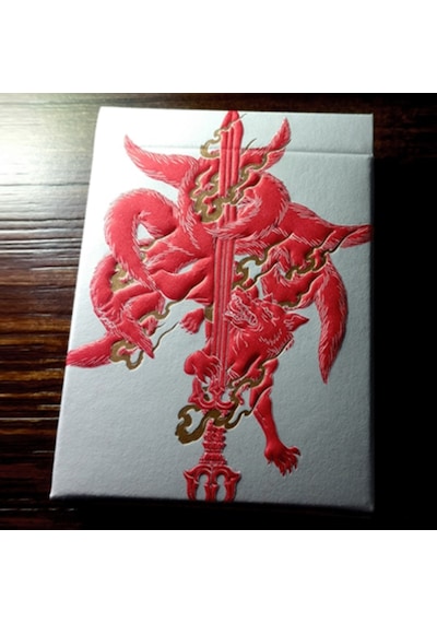 Bicycle Sumi Kitsune Tale Teller Craft Letterpressed Tuck Oyun Kağıdı İskambil Kartları Destesi