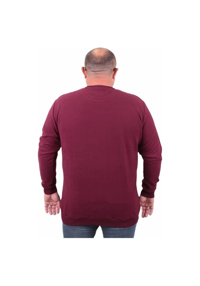 Moc Grande Mocgrande Büyük Beden Selanik V Yaka Classic Sweat 23201 Murdum-Murdum Moc Grande Mocgrande Büyük Beden Selanik V Yaka Classic Sweat 23201 Murdum-Murdum