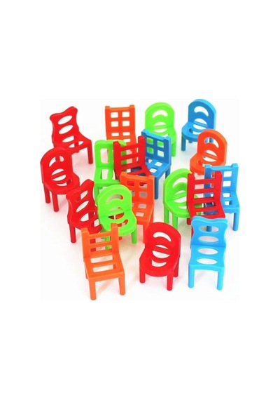 Chair Stack Eğitici Oyuncak Sandalye Denge Oyunu - Eğitici Denge Oyunu