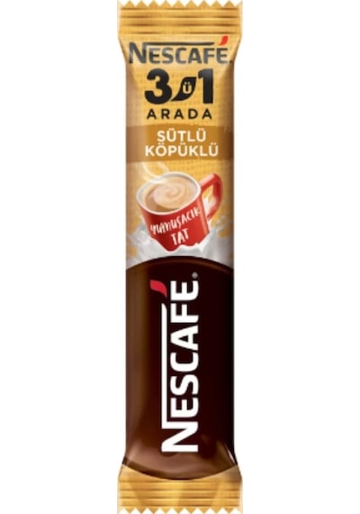 Nescafe 3ü 1 Arada Sütlü Köpüklü Kahve 10 x 17.4 G