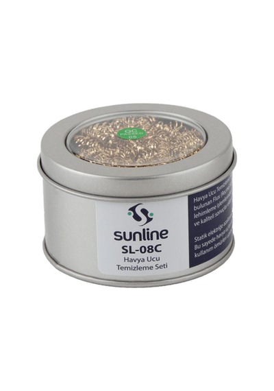 Sunline Sl-08c Havya Ucu Temizleme Seti - Kutulu Temizleme Teli + Flux Reçine