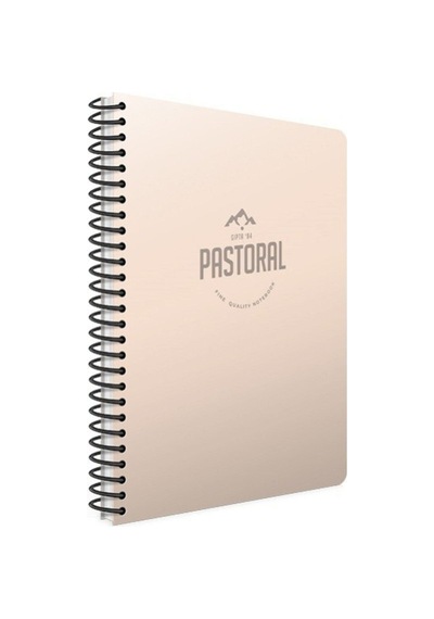 Pastoral Spiralli Plastik Kapak Defter A4 60 Yaprak Çizgili Çok Renkli