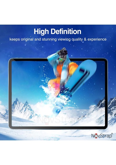 Novstrap Apple Uyumlu iPad  Air 11 İnç 6. Nesil M2 2024 İle Nano Esnek Cam Ekran Koruyucu A2902 A2903