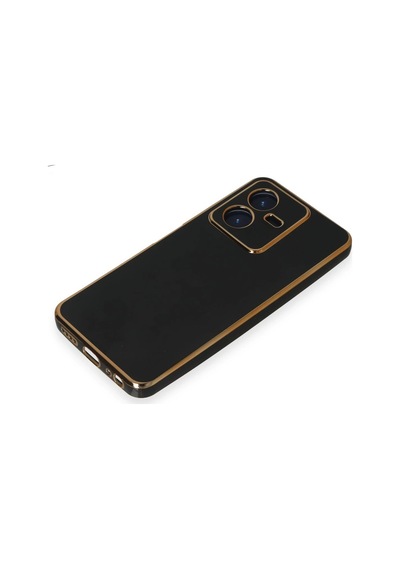 Cosmotex Newface Vivo Y22 2022 Kılıf Volet Silikon - Siyah