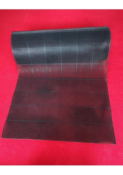Pvc Kare Paspas 90 X 50 Cm Siyah Banyo Kaymaz Yer Zemin Matı Çok Renkli