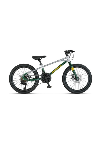 Mosso Demarch M-20-md Erkek Çocuk Bisikleti 228h 20 Jant 21 Vites Silver Green Çok Renkli