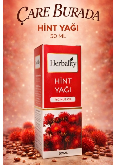 Kaş Ve Kirpik Destekleyici Yağ Seti Hint Yağı & Jojoba Yağı & Tatlı Badem Yağı