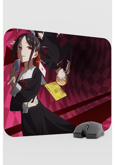 Kaguya Sama Anime V1 - 48x40 Xl Gaming Kauçuk Kaymaz Taban Mouse Pad Fare Altlığı