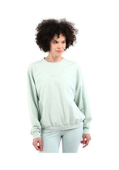 Sportive Luna Kadın Yeşil Günlük Stil Sweatshirt 24yktl13d22-ysl 1605164 Yeşil