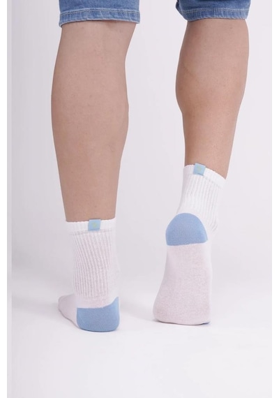 The Socks Company 978p 3 Çift Pamuk Kadın Tenis Çorap Çok Renkli