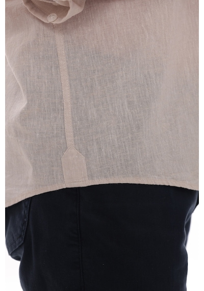 Slim Fit Uzun Kol Yaka Düğmeli Nefes Alan Keten Hediye Kutulu Erkek Gömlek Fs-004548 - Açık Bej-3222 Slim Fit Uzun Kol Yaka Düğmeli Nefes Alan Keten Hediye Kutulu Erkek Gömlek Fs-004548 - Açık Bej-3222