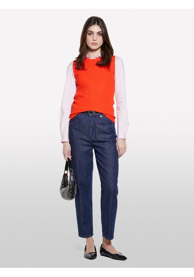 Sisley Viskoz Karışımlı Kolsuz Slim Fit Triko Bluz Kadın Nar Çiçeği Bluz - 325p17q3m105s Sisley Viskoz Karışımlı Kolsuz Slim Fit Triko Bluz Kadın Nar Çiçeği Bluz - 325p17q3m105s