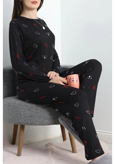 Seka Store Seka Pegasus Alt Üst Aynı Pijama Takımı Siyahkalp - 50749.1048. Çok Renkli Seka Store Seka Pegasus Alt Üst Aynı Pijama Takımı Siyahkalp - 50749.1048. Çok Renkli