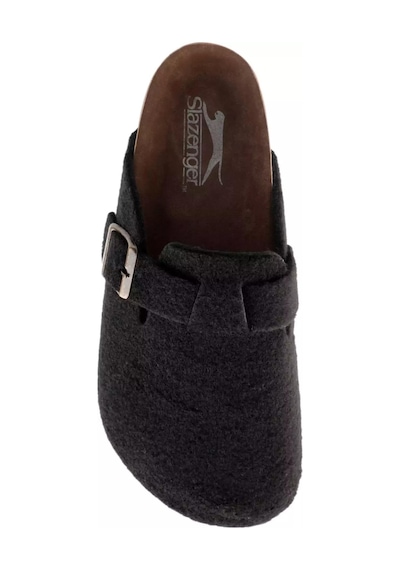 Slazenger Leo Kadın Siyah Keçe Ev Terlik Siyah