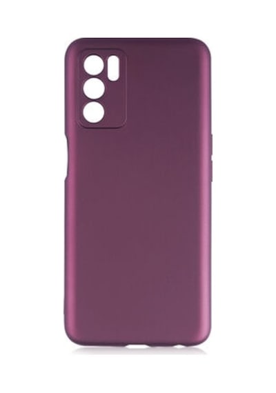 Oppo A16 Kılıf Esnek Premier Silikon Kapak Bordo