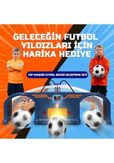 Top Kavşağı Futbol Beceri Geliştirme Seti Mavi