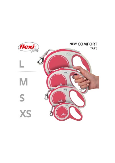 New Comfort 5 M Şerit Small Otomatik Köpek Tasması