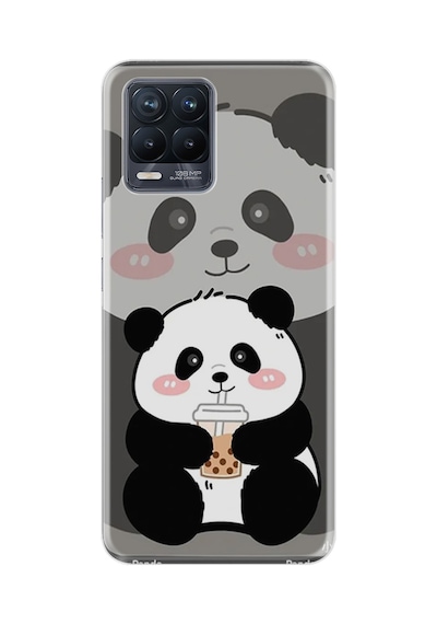 Realme 8 - 8 Pro Kılıf Boutique Baskılı Resimli Milkshake Panda Pcode -058